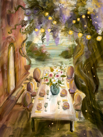 Under the Wisteria