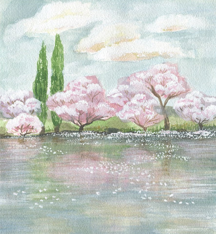 Cherry Blossom Lake