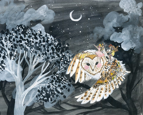 The Barn Owl Flight
