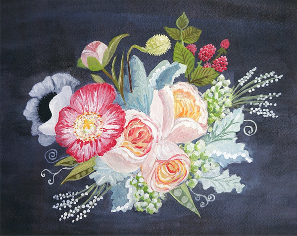 Rose, Poppy, and Raspberry – Flora Forager